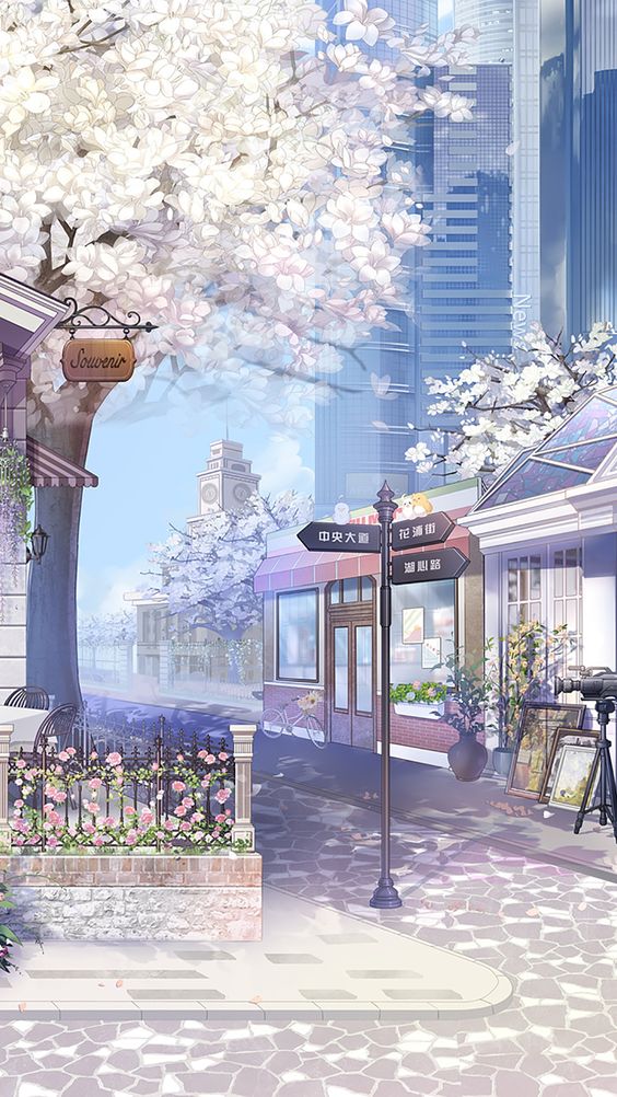 Thư viện hình nền phong cảnh anime đẹp miễn phí tuyệt đẹp cho thiết bị của  bạn