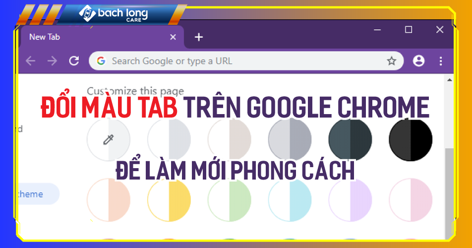 Đổi màu tab trên Google Chrome để làm mới phong cách