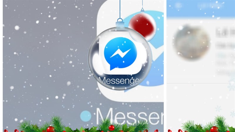 Tạo hiệu ứng tuyết rơi cực đẹp trên Messenger vô cùng đơn giản