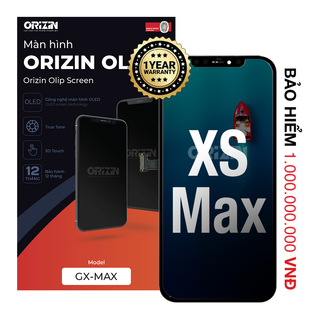 THAY MÀN HÌNH IPHONE XS MAX CHÍNH HÃNG Orizin Olip GX-MAX