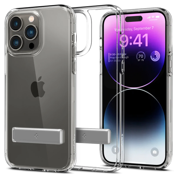 Ốp Lưng Trong suốt Spigen Ultra Hybrid S Crystal iPhone 14 Pro Max