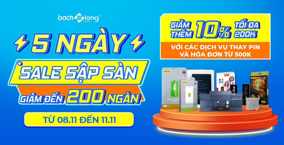 5 NGÀY SALE KỊCH SÀN – GIẢM TRỰC TIẾP TỚI 200 NGÀN: KHÔNG THỂ BỎ LỠ!