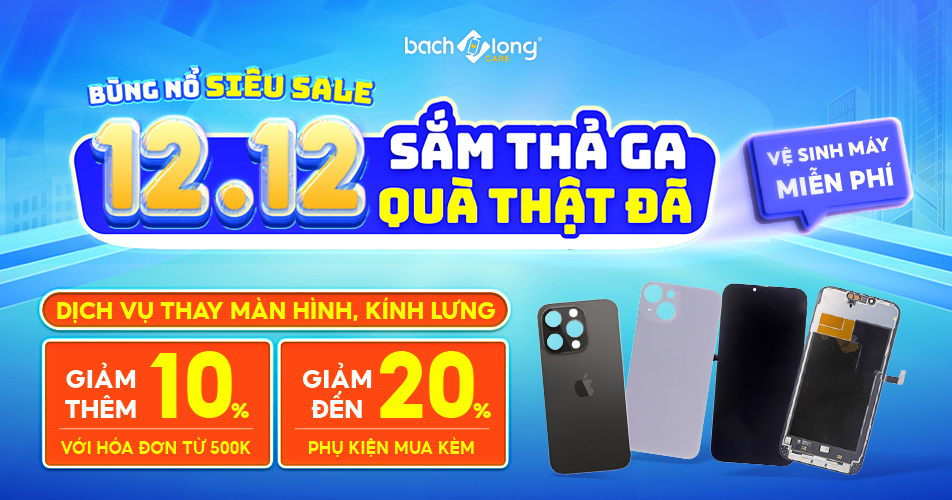 Bùng Nổ Siêu Sale 12/12 – Sắm Thả Ga – Quà Thật Đã