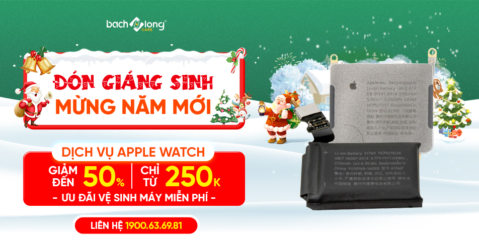 Dịch vụ Apple Watch – Giảm đến 50% mừng lễ hội