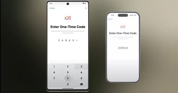 Nhập mã hiển thị trên iPhone vào ô Enter One-Time Code